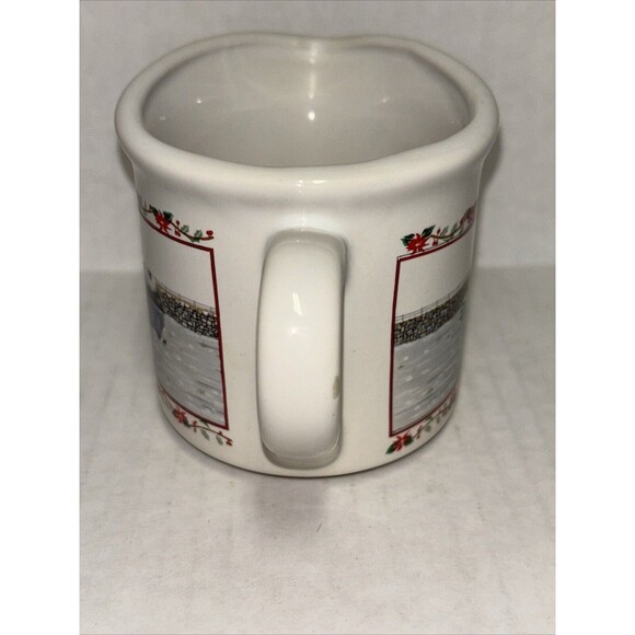 RUSS BERRIE AND CO VTG Creamer And Sugar Bowl w/ Lid “A Christmas Remembered” - Picture 15 of 16